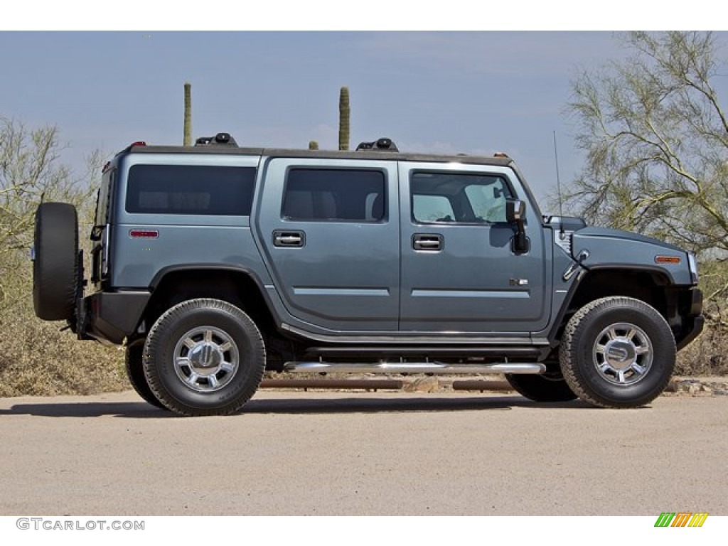Stealth Gray Metallic 2005 Hummer H2 SUV Exterior Photo #67655667