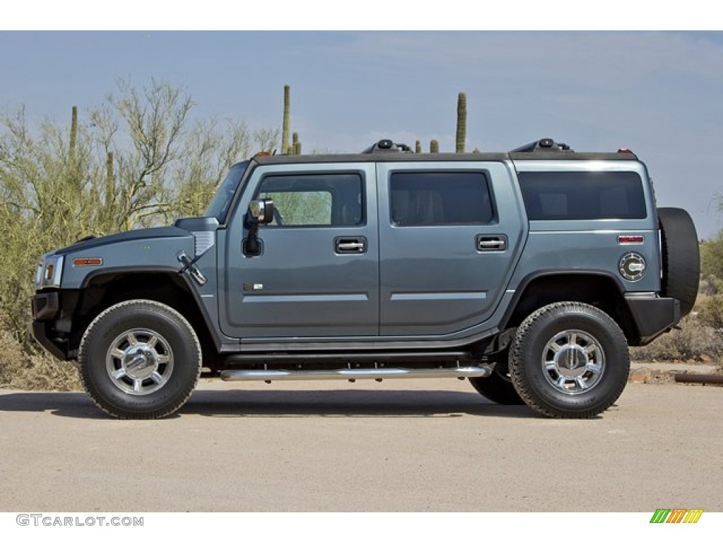 Stealth Gray Metallic 2005 Hummer H2 SUV Exterior Photo #67655737