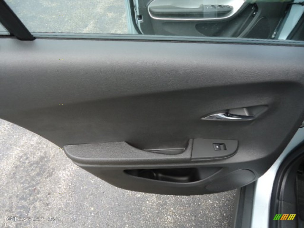 2012 Chevrolet Volt Hatchback Jet Black/Dark Accents Door Panel Photo #67655740