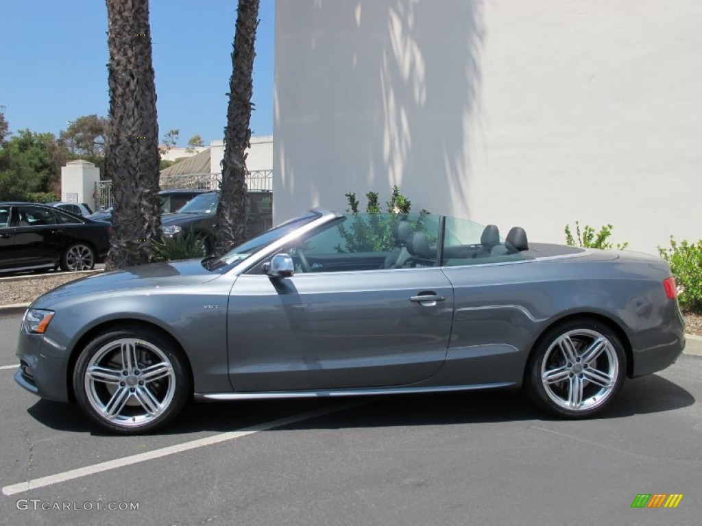 Monsoon Gray Metallic 2013 Audi S5 3.0 TFSI quattro Convertible Exterior Photo #67656004