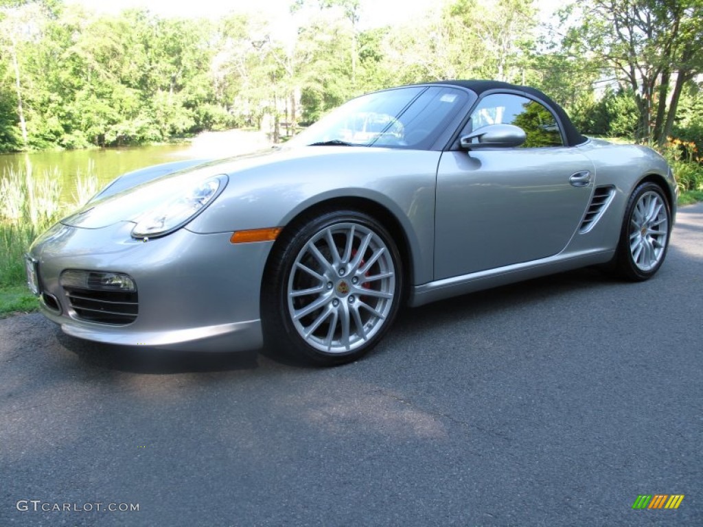 GT Silver Metallic 2008 Porsche Boxster RS 60 Spyder Exterior Photo #67657036