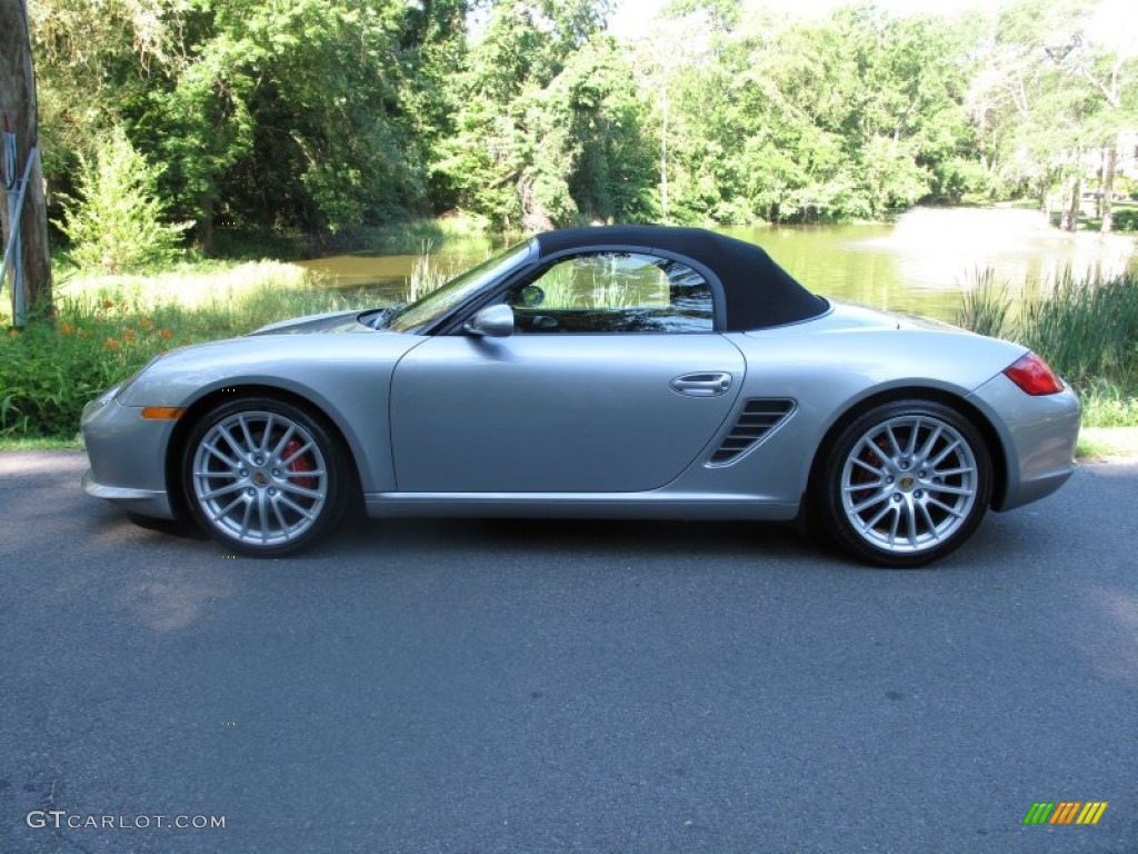 2008 Boxster RS 60 Spyder - GT Silver Metallic / Black photo #3