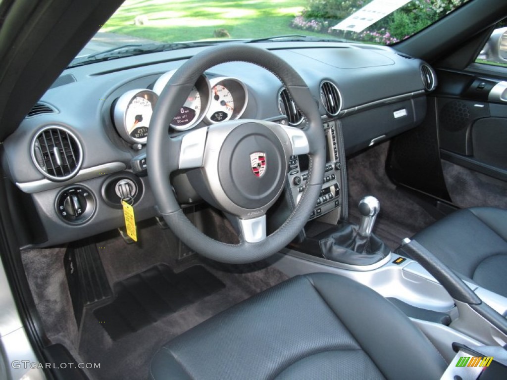 Black Interior 2008 Porsche Boxster RS 60 Spyder Photo #67657198