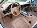 2010 Porsche Panamera Cognac Natural Leather Interior Prime Interior Photo