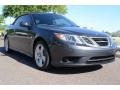 2010 Carbon Gray Metallic Saab 9-3 2.0T Convertible  photo #1