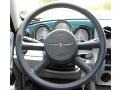 Pastel Slate Gray 2009 Chrysler PT Cruiser Touring Steering Wheel