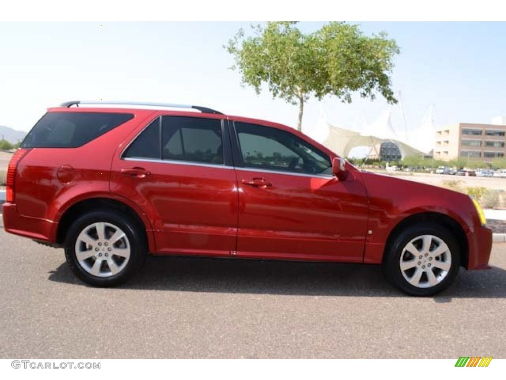 Crystal Red 2008 Cadillac SRX 4 V6 AWD Exterior Photo #67659061