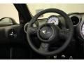 2012 Mini Cooper Carbon Black Lounge Leather Interior Steering Wheel Photo