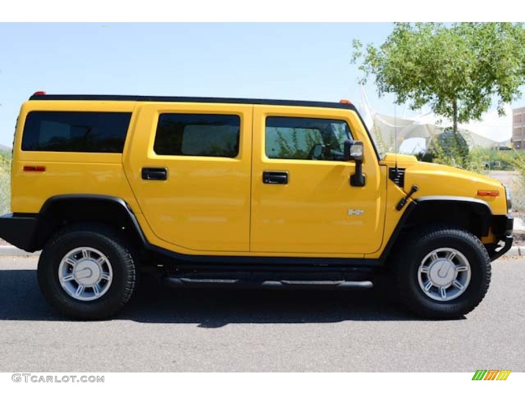 Yellow 2005 Hummer H2 SUV Exterior Photo #67659731
