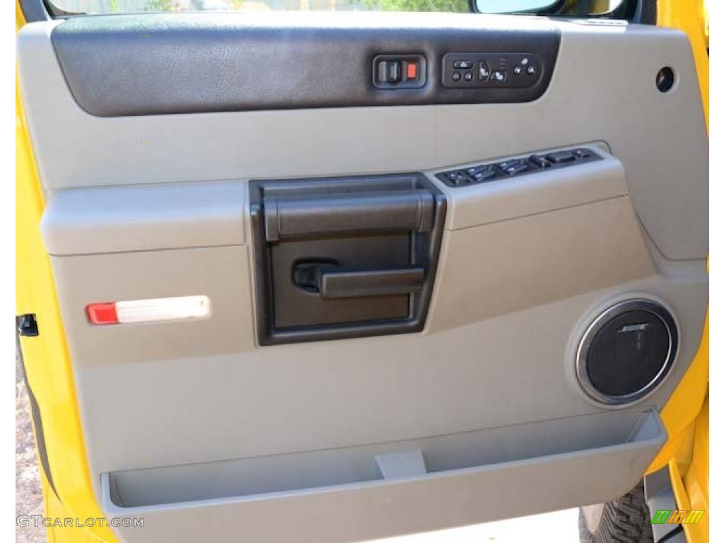 2005 Hummer H2 SUV Wheat Door Panel Photo #67659886