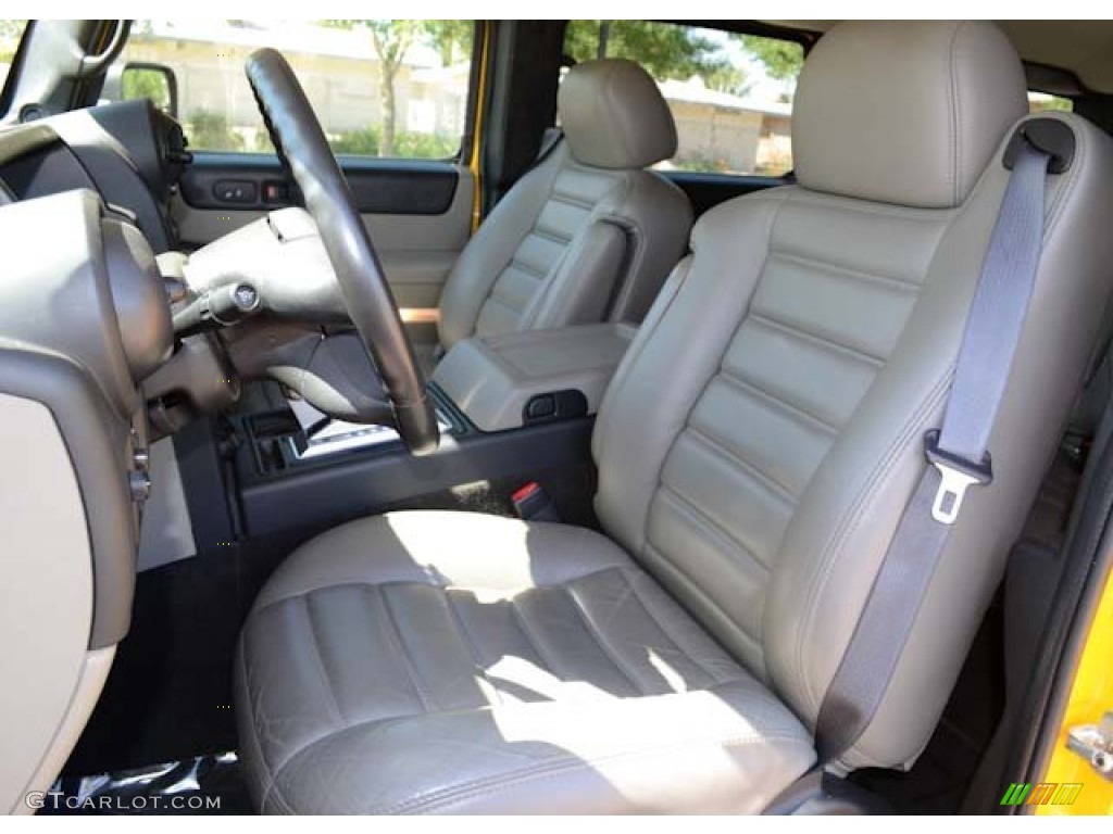 Wheat Interior 2005 Hummer H2 SUV Photo #67659922