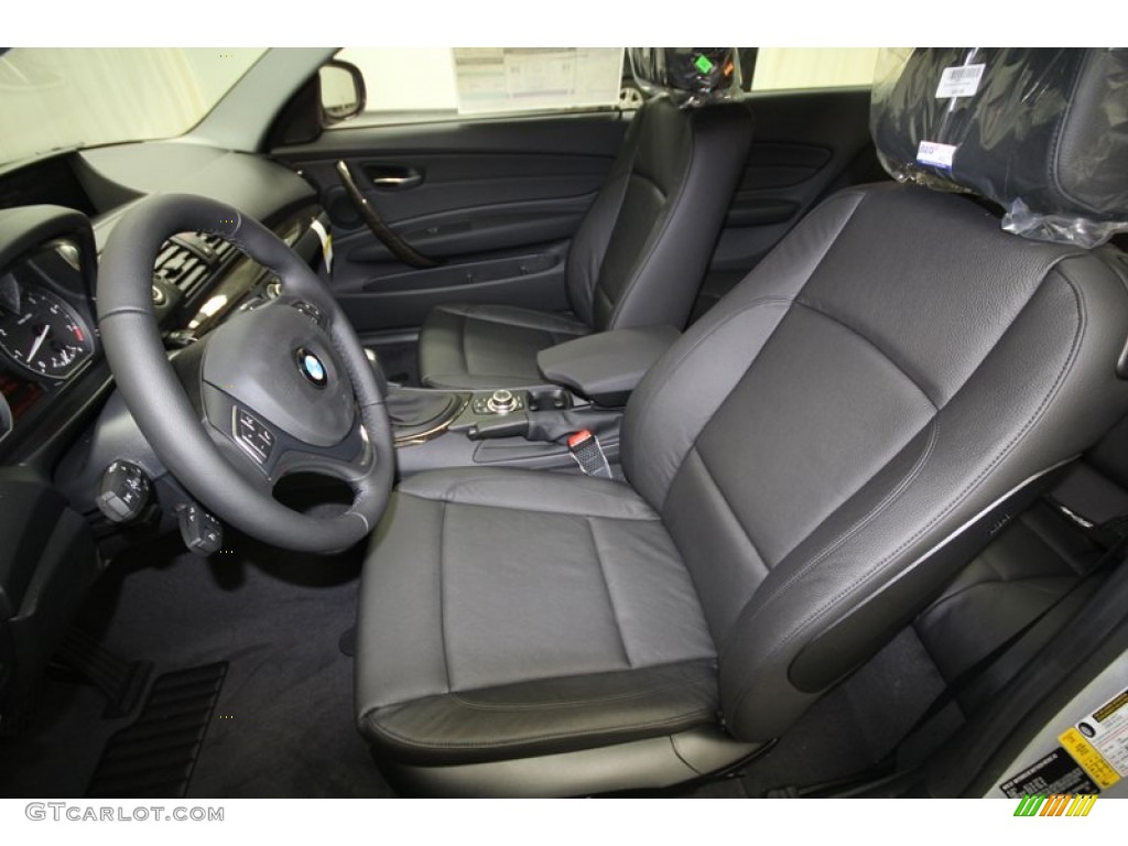 2012 1 Series 128i Coupe - Titanium Silver Metallic / Black photo #3