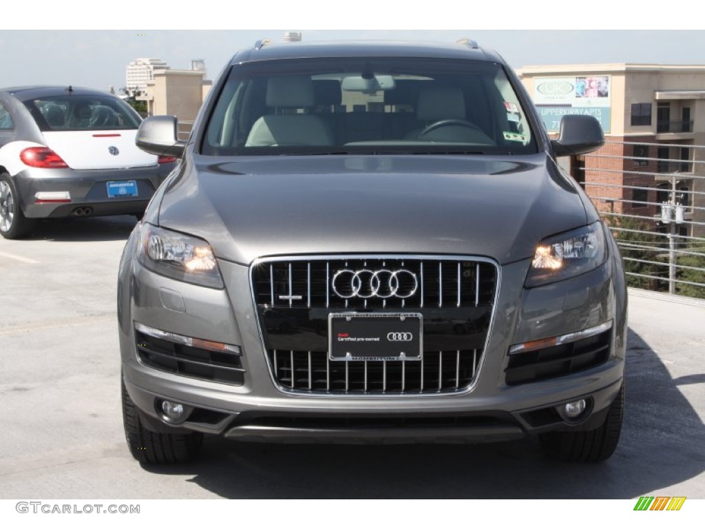 2010 Q7 3.6 Premium quattro - Daytona Gray Pearl Effect / Limestone Gray photo #2