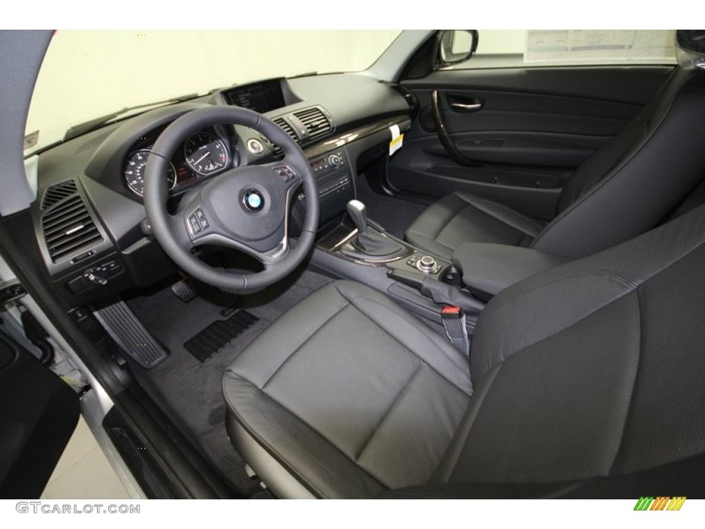 2012 1 Series 128i Coupe - Titanium Silver Metallic / Black photo #11