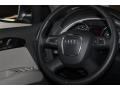 2010 Audi Q7 Limestone Gray Interior Steering Wheel Photo