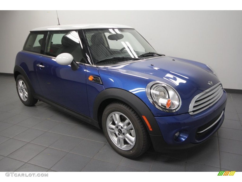 Lightning Blue Metallic 2012 Mini Cooper Hardtop Exterior Photo #67660945