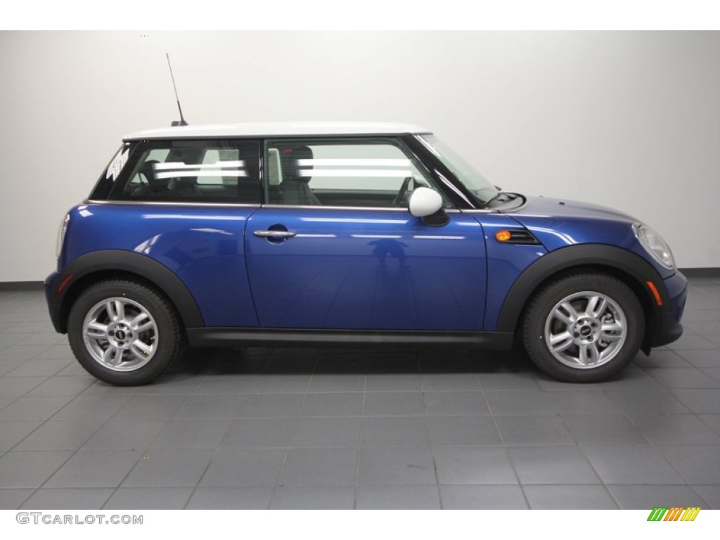Lightning Blue Metallic 2012 Mini Cooper Hardtop Exterior Photo #67660954