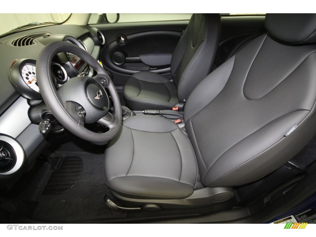 Carbon Black Interior 2012 Mini Cooper Hardtop Photo #67660963