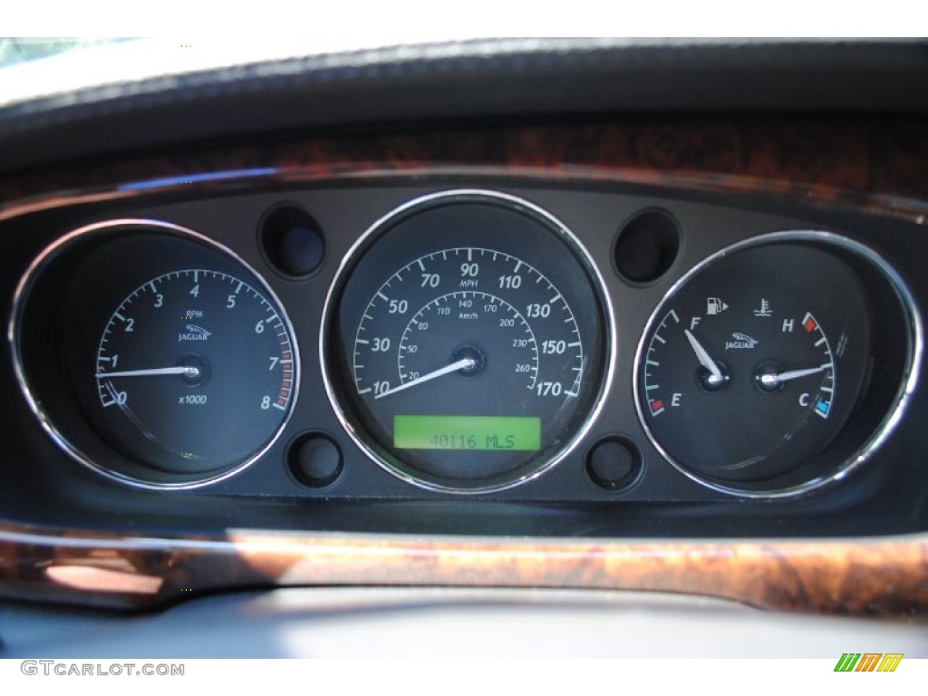 2008 Jaguar XJ Vanden Plas Gauges Photo #67661338