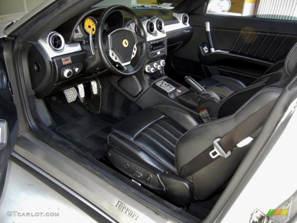 Nero Interior 2005 Ferrari 612 Scaglietti F1A Photo #67661797