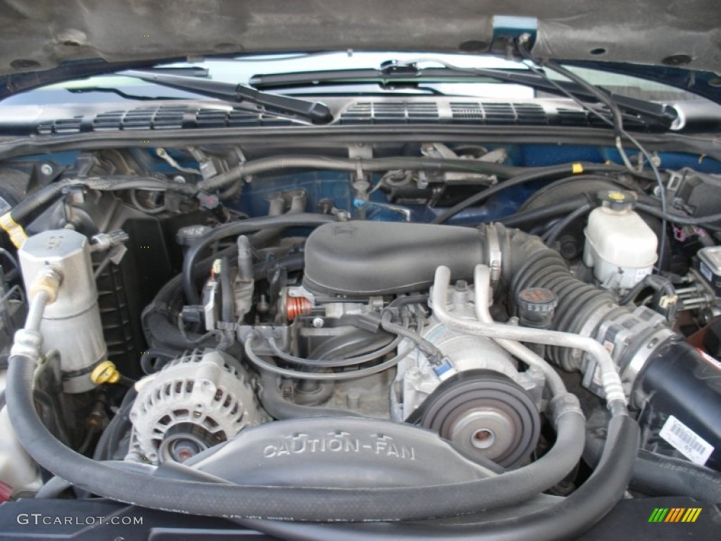 2003 Chevrolet Blazer LS ZR2 4x4 4.3 Liter OHV 12-Valve V6 Engine Photo #67662088