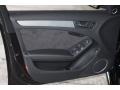 Black 2013 Audi A4 2.0T quattro Sedan Door Panel