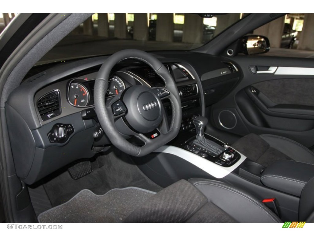 2013 Audi A4 2.0T quattro Sedan Black Dashboard Photo #67662343