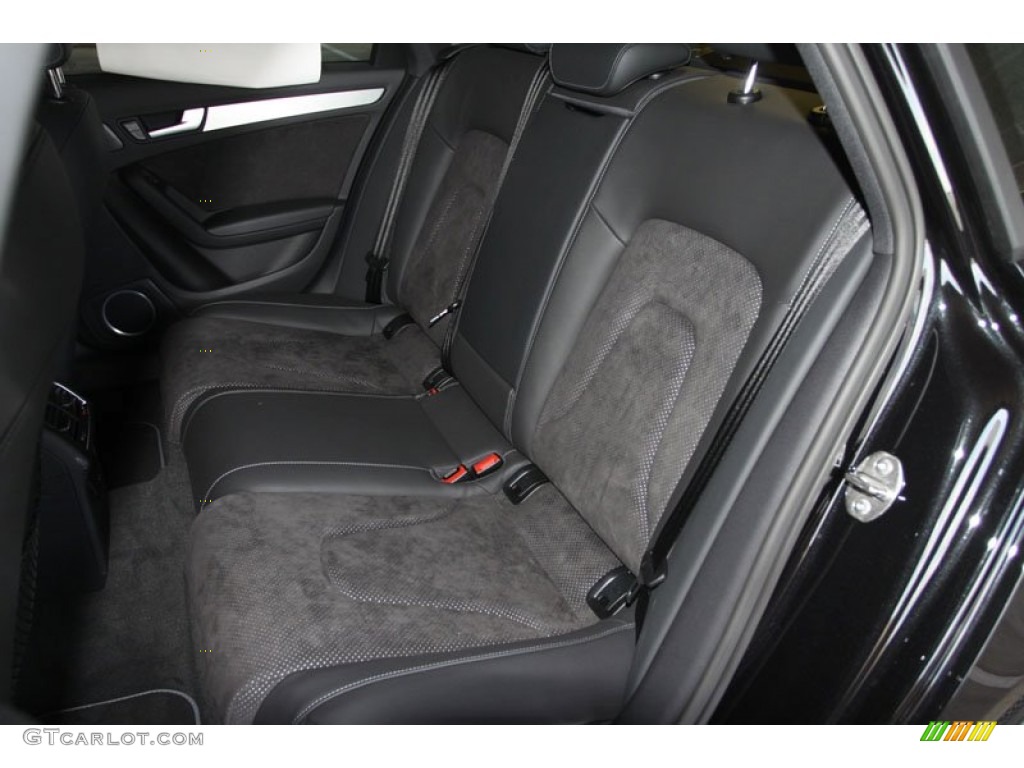 Black Interior 2013 Audi A4 2.0T quattro Sedan Photo #67662370