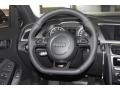 Black 2013 Audi A4 2.0T quattro Sedan Steering Wheel