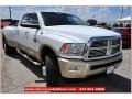 Bright White - Ram 3500 HD Laramie Longhorn Crew Cab 4x4 Dually Photo No. 13