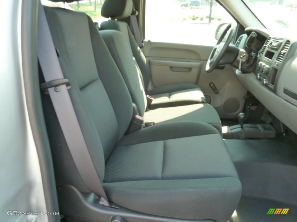 2011 Silverado 1500 Regular Cab 4x4 - Sheer Silver Metallic / Dark Titanium photo #17