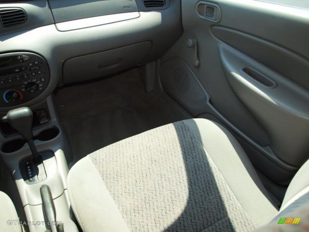 1999 Escort LX Sedan - Atlantic Blue Metallic / Medium Graphite photo #13