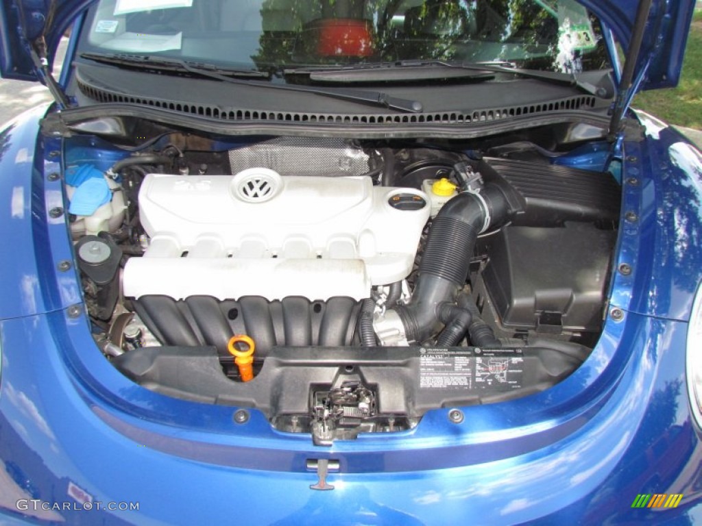 2007 Volkswagen New Beetle 2.5 Coupe 2.5 Liter DOHC 20 Valve 5 Cylinder Engine Photo #67666096