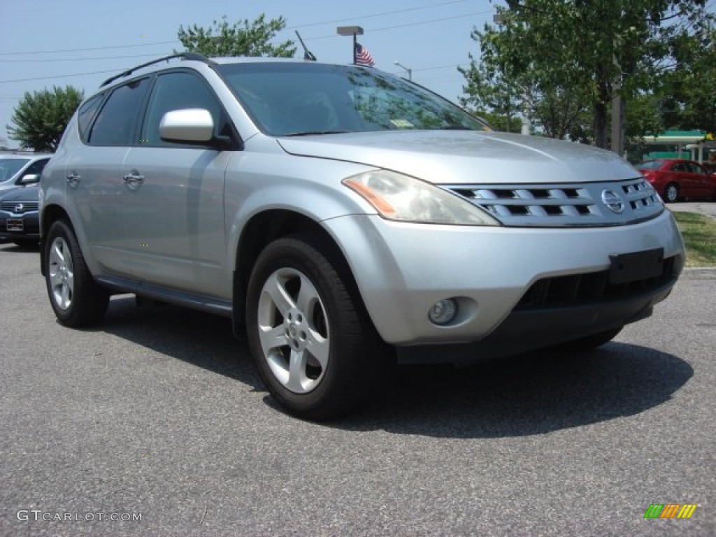 2003 Murano SL - Sheer Silver Metallic / Cafe Latte photo #1