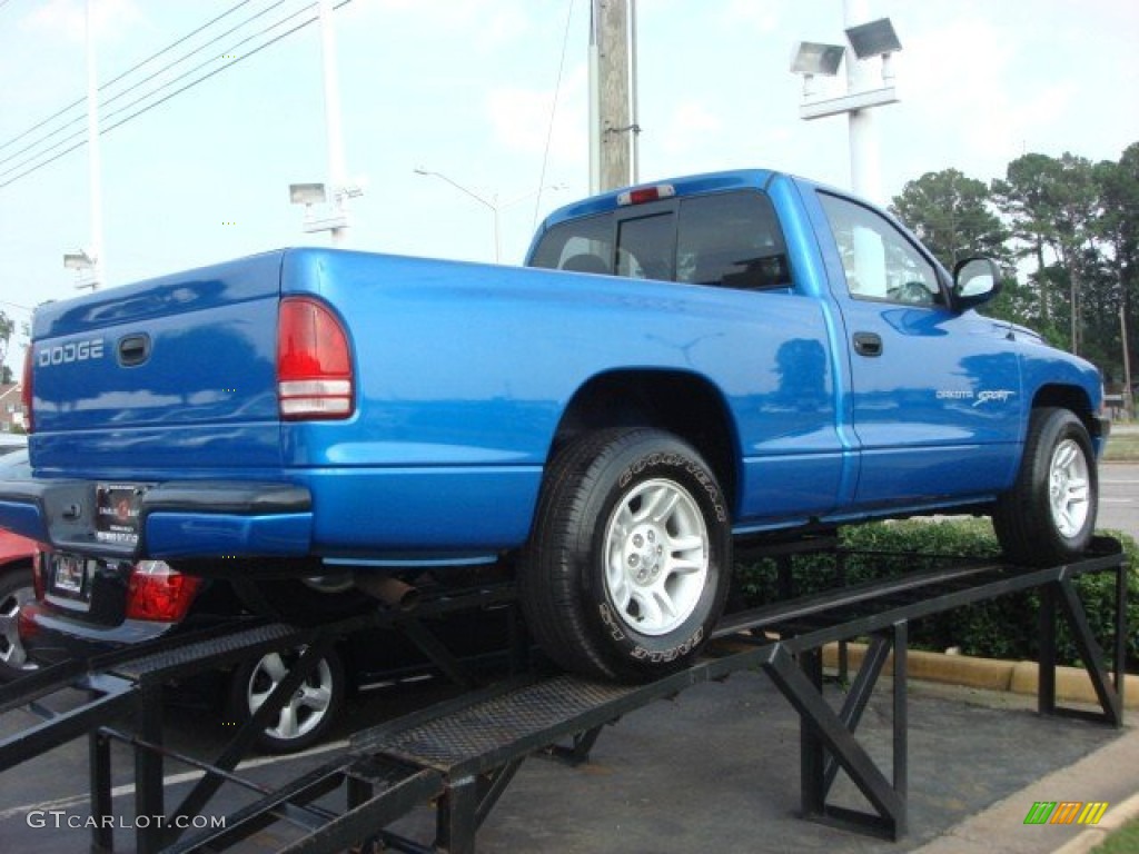 Intense Blue Pearl 2001 Dodge Dakota Sport Regular Cab Exterior Photo #67669990