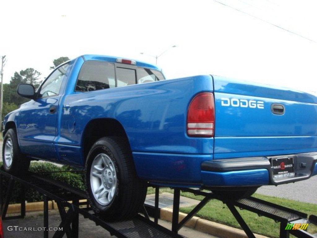 2001 Dakota Sport Regular Cab - Intense Blue Pearl / Dark Slate Gray photo #5