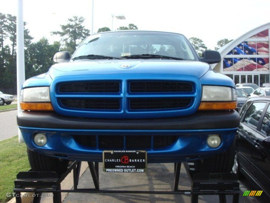2001 Dakota Sport Regular Cab - Intense Blue Pearl / Dark Slate Gray photo #6
