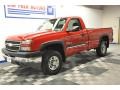 2005 Victory Red Chevrolet Silverado 2500HD LS Regular Cab 4x4  photo #1