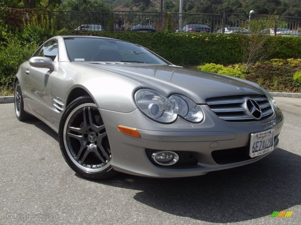 2007 SL 550 Roadster - Pewter Metallic / Black photo #1