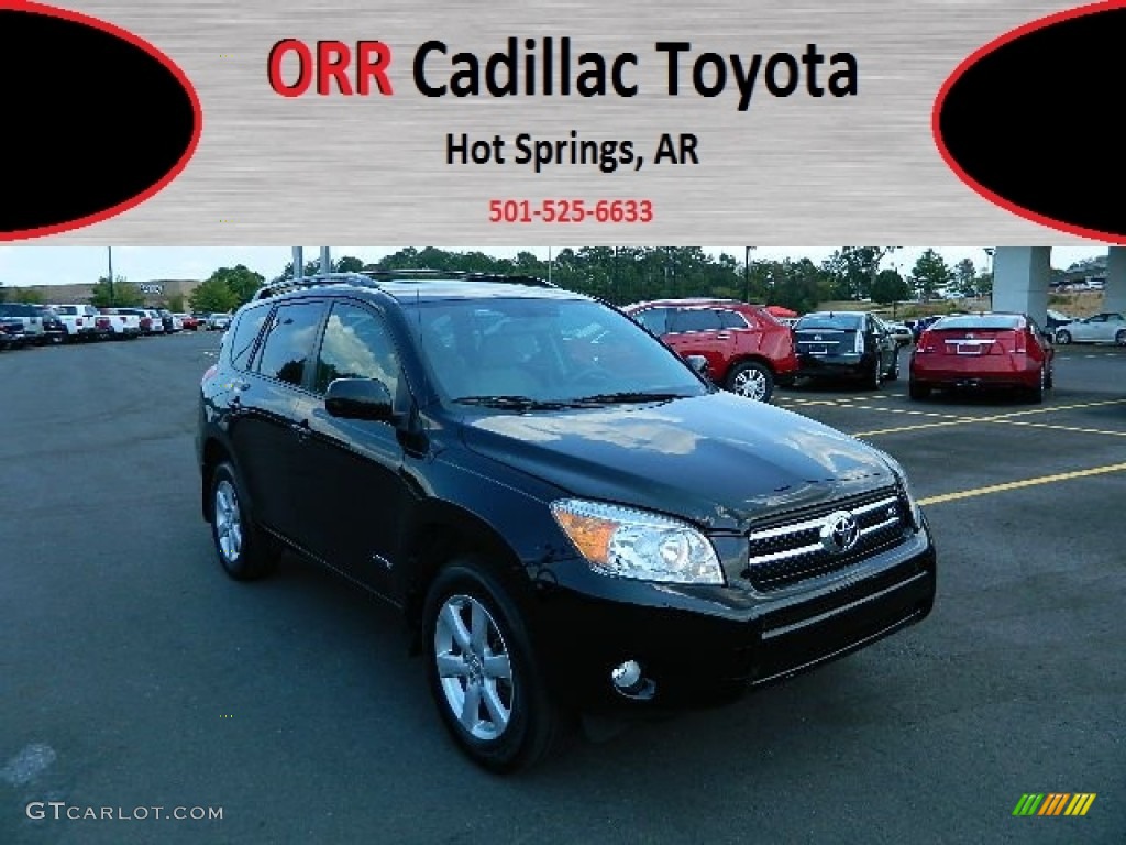 2007 RAV4 Limited - Black / Ash Gray photo #1