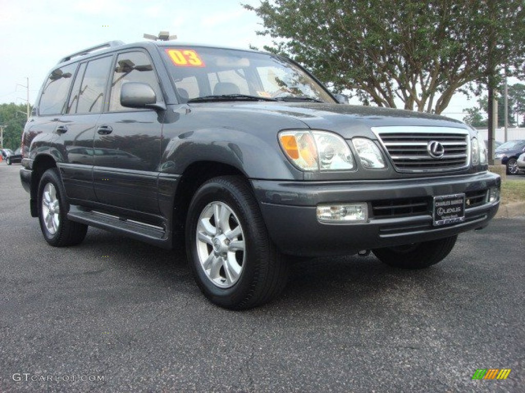 2003 LX 470 4x4 - Galactic Gray Mica / Ivory photo #1