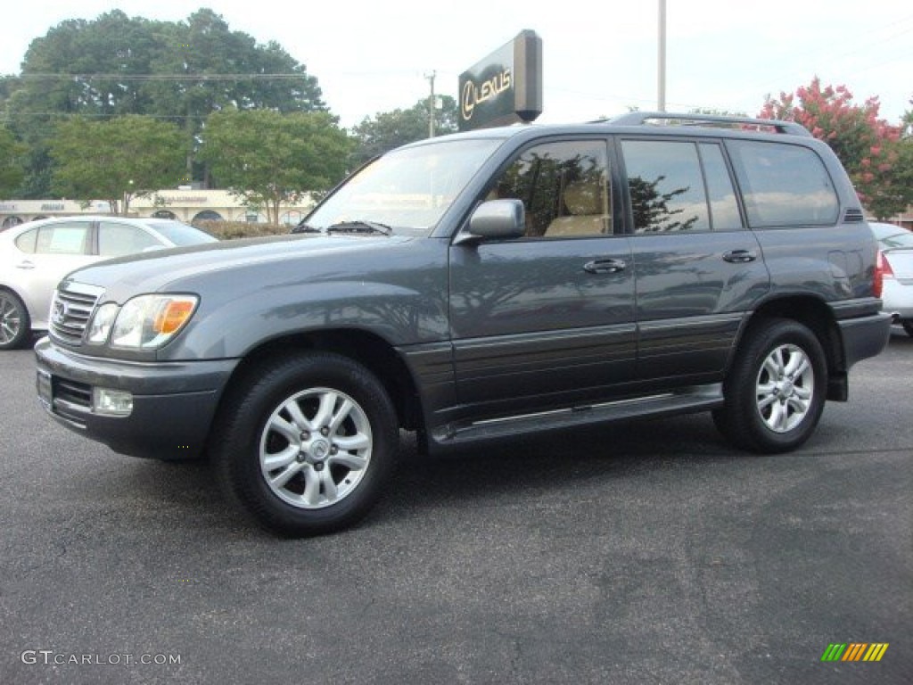 2003 LX 470 4x4 - Galactic Gray Mica / Ivory photo #6