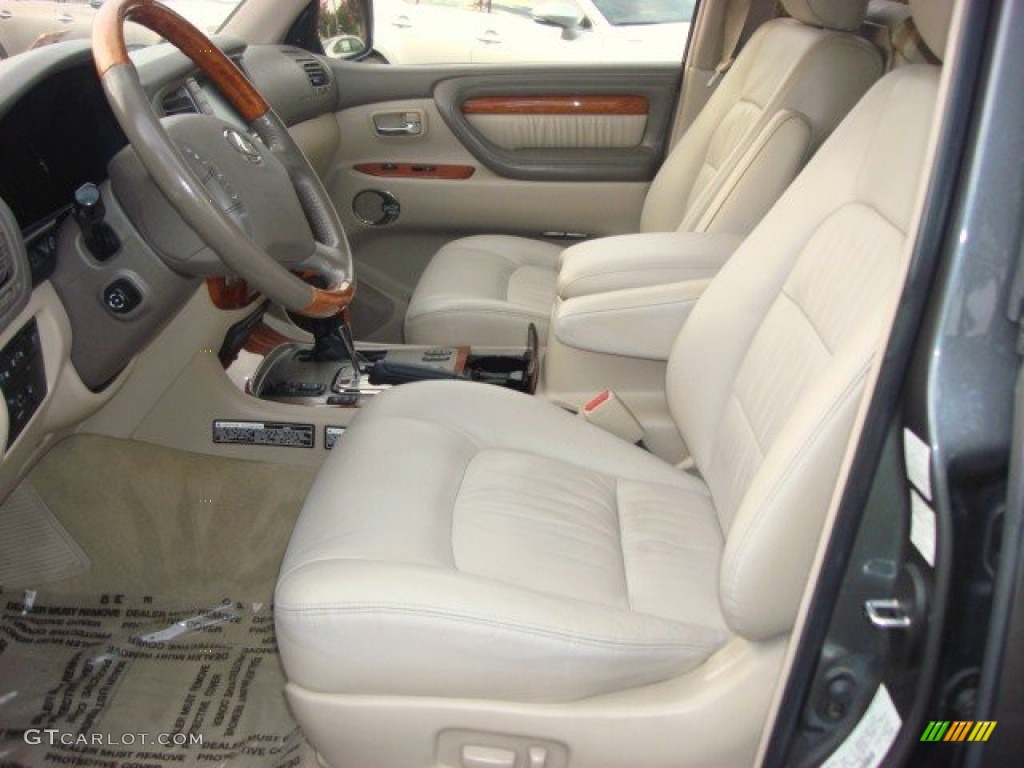 2003 LX 470 4x4 - Galactic Gray Mica / Ivory photo #9