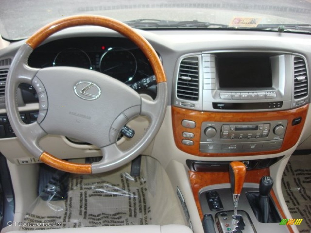 2003 LX 470 4x4 - Galactic Gray Mica / Ivory photo #13