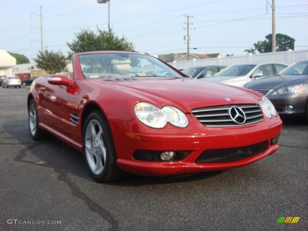 2005 SL 500 Roadster - Mars Red / Stone photo #1