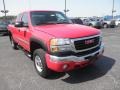 2004 Fire Red GMC Sierra 2500HD SLE Extended Cab 4x4  photo #2