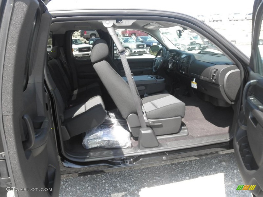 2013 Sierra 1500 SLE Extended Cab - Onyx Black / Ebony photo #13