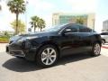 Crystal Black Pearl 2012 Acura ZDX SH-AWD Technology Exterior