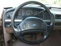 Beige 1992 Ford F250 XLT Extended Cab Steering Wheel