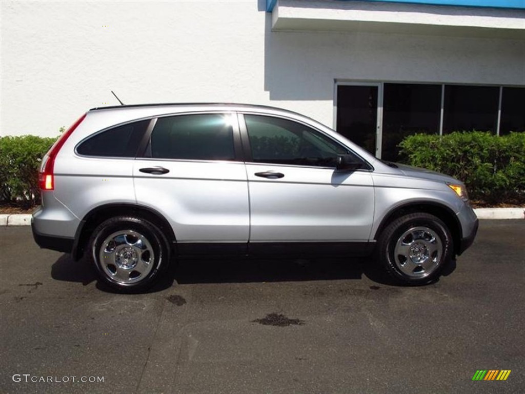 2009 CR-V LX - Alabaster Silver Metallic / Gray photo #2